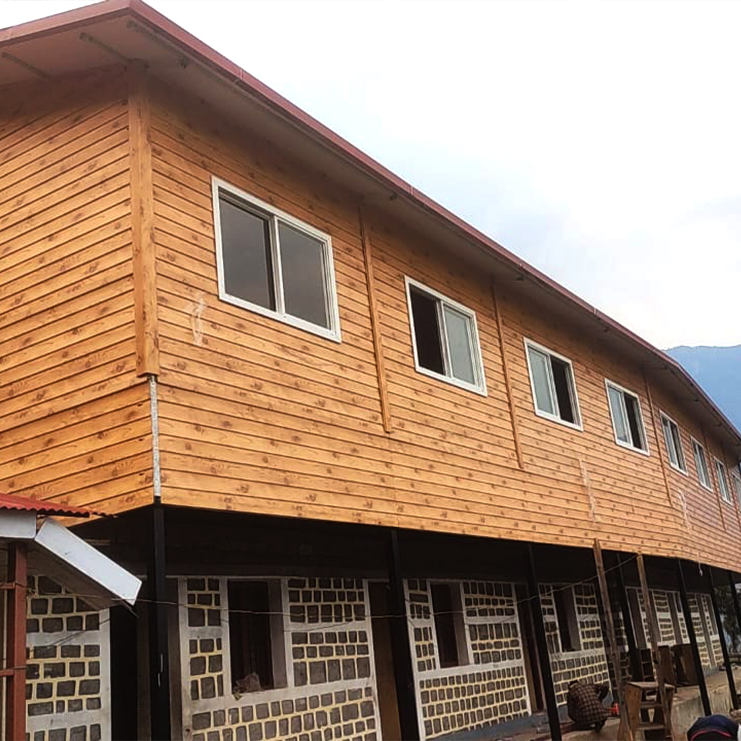 Helambu school building project(ROOF EXTENTION)
